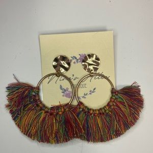 New Rainbow Dangle Earrings